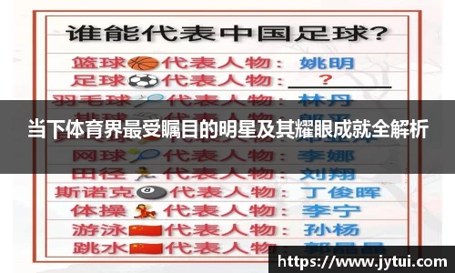 当下体育界最受瞩目的明星及其耀眼成就全解析